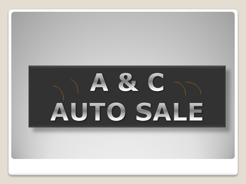 A AND C AUTO SALE