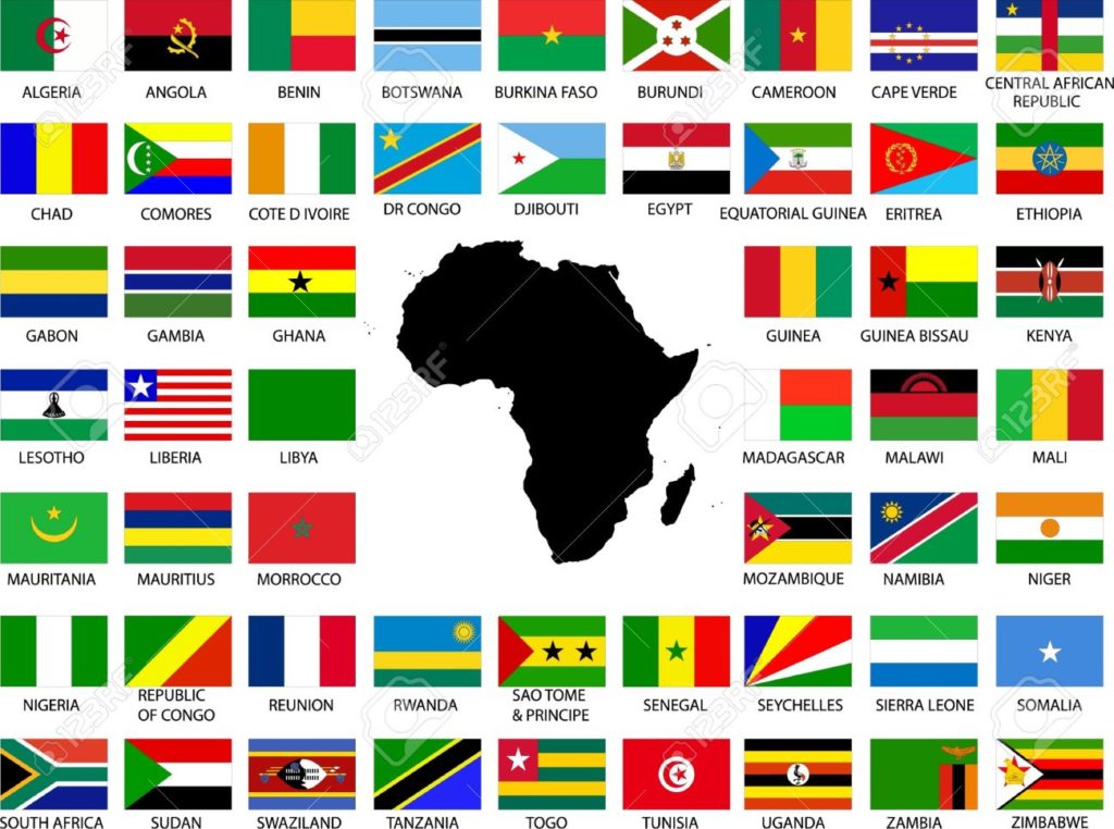 ALL AFRICAN FLAGS