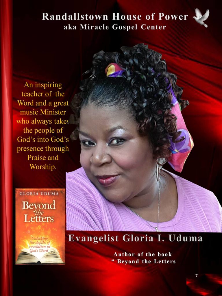 EVANGELIST GLORIA I UDUMA